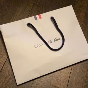 Lacoste shopping bag